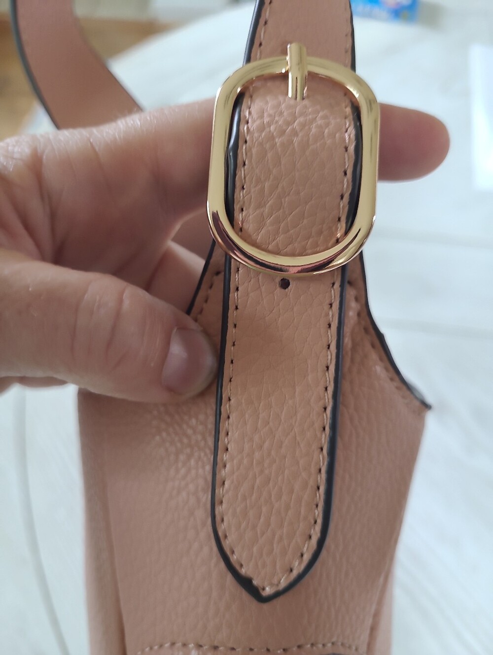 Kate Spade Small Blush Pink Hobo - EUC - Picture 7 of 16